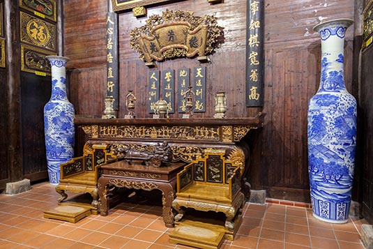 Throne, General's House Replica & Museum, Chiayi, Towards Tainan, Taiwan