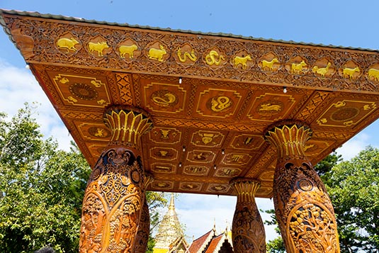 Vihara, Wat Phra That Doi Suthep, Chiang Mai, Thailand