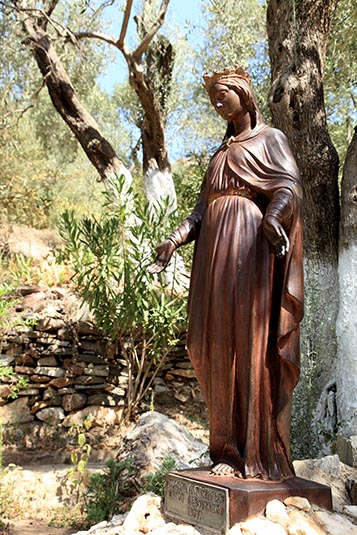 Virgin Mary Statue, House of Virgin Mary, Ephesus, Turkey