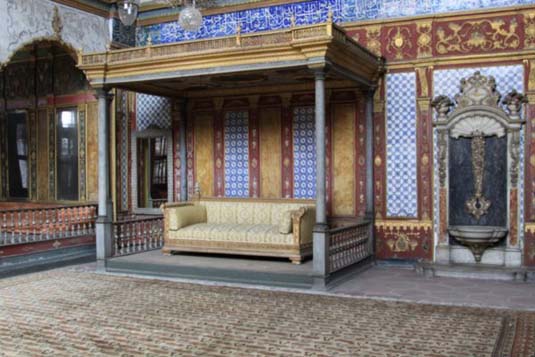 Throne, Imperial Hall, Topikapi Palace, Istanbul