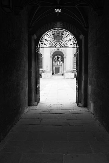 A College Doorway, Oxford, England
