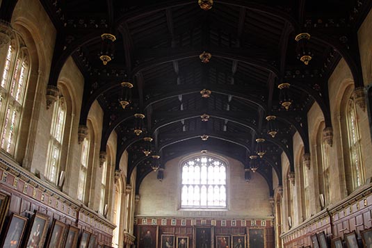Dining Hall, Christ Church College, Oxford, England
