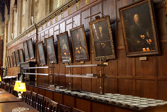 Dining Hall, Christ Church College, Oxford, England