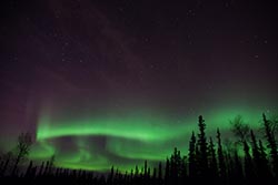 Aurora Borealis at Alaska Aurora Adventures, North Pole, Alaska, USA