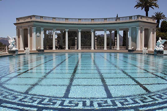 Neptune Pool, Hearst Castle, California, USA