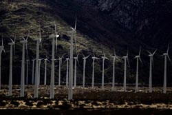 Wind Farms, Towards Palm Springs, California, USA