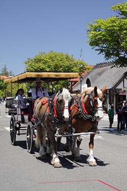 Horse Carriage, Solvang, California, USA