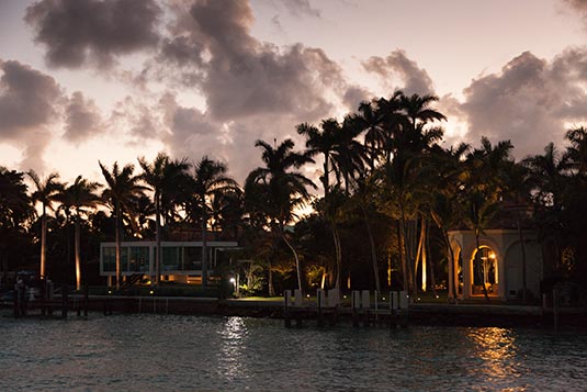 Millionaire's Row, Miami, Florida, USA