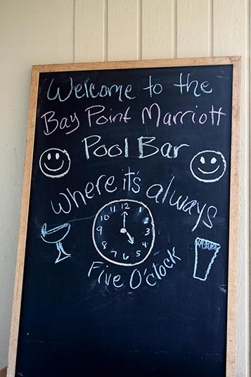 Bar, Marriot Bay Point Golf Resort & Spa, Panama City Beach, Florida, USA