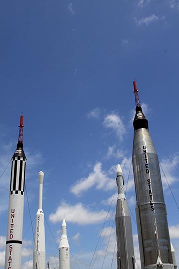 Rockets, John F Kennedy Space Centre, Florida, USA