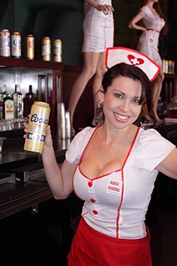 Waitress, Heart Attack Grill, Las Vegas, Nevada, USA