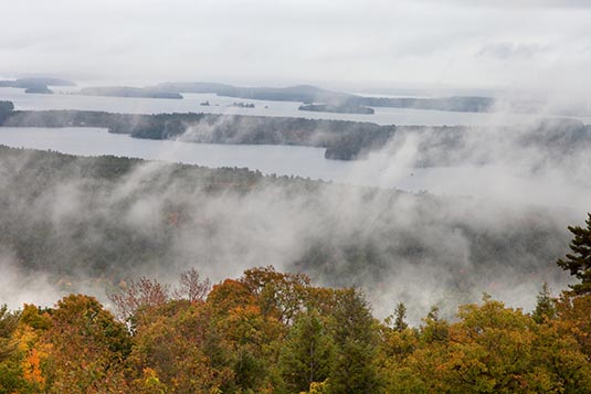 View from Castle in the Clouds, New Hampshire, USA