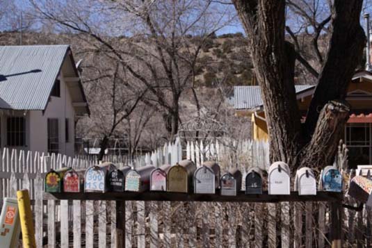 Mail Boxes, Madrid, New Mexico