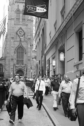 Rush Hour, Wall Street, New York City, New York, USA