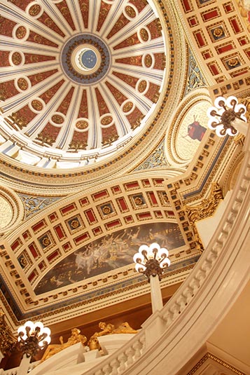 Ceiling, Capitol Building, Harrisburg, Pennsylvania, USA