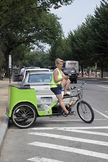 Rickshaw on The Mall, Washington, D.C., USA