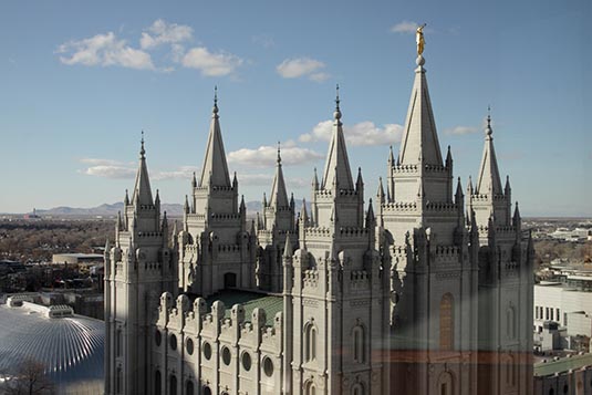 Salt Lake Temple, Salt Lake City, Utah, USA