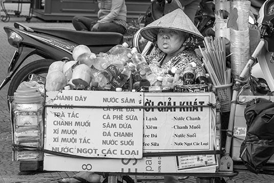 A Vendor, Ho Chi Minh City, Vietnam